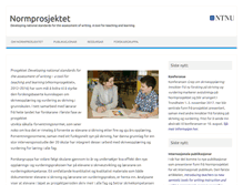 Tablet Screenshot of norm.skrivesenteret.no